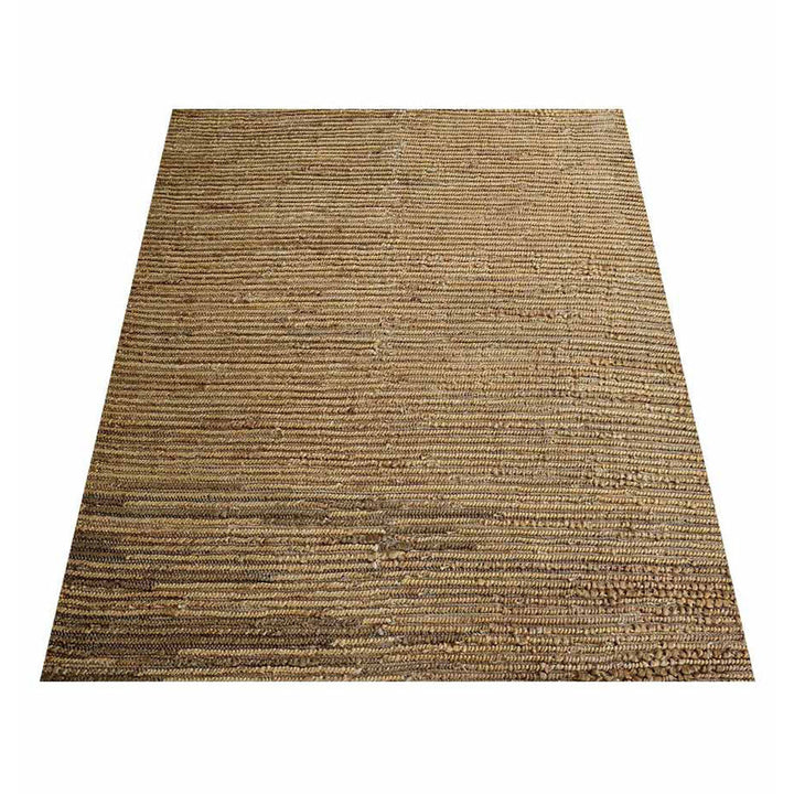 Natural Beige Hand Woven Jute Rug for Minimal & Contemporary Spaces