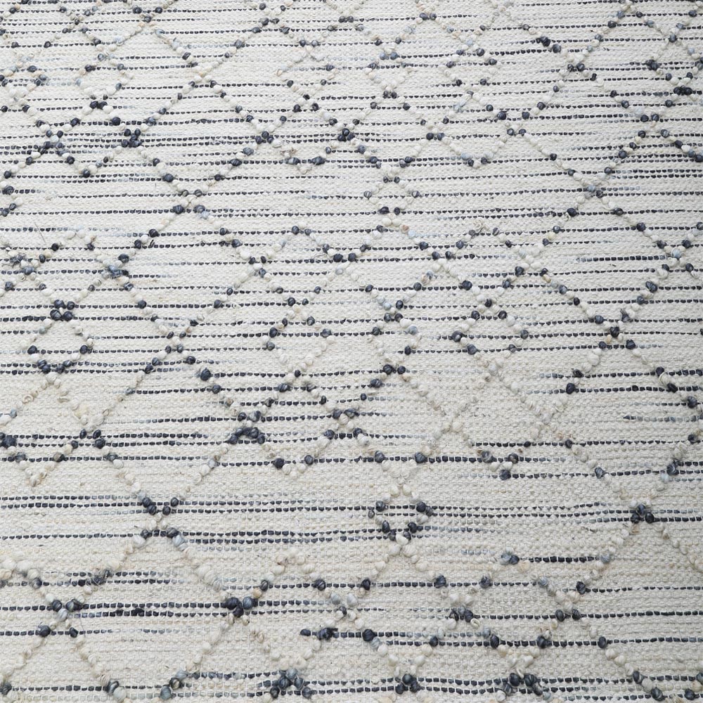 Beige Patterned Jute Area Rug for Modern & Elegant Interiors