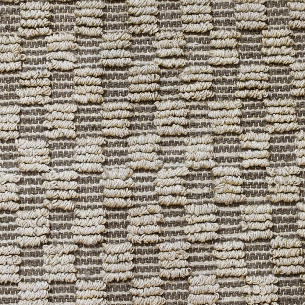 Textured Light Brown Jute Area Rug for Everyday Living Spaces