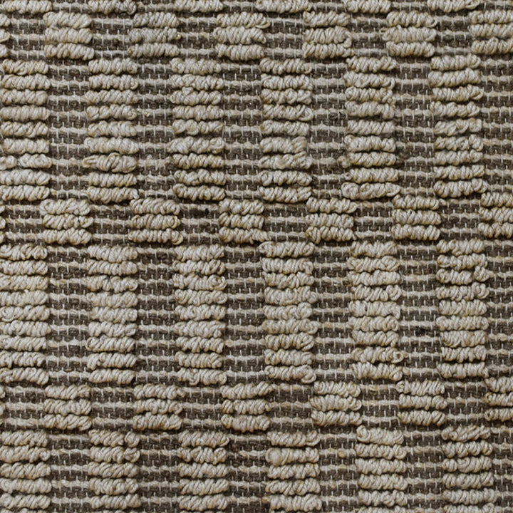 Textured Light Brown Jute Area Rug for Living Room & Natural Interiors