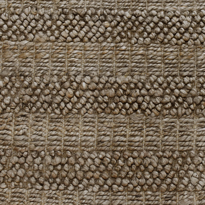 Light Brown Hand Woven Jute Contemporary Rug