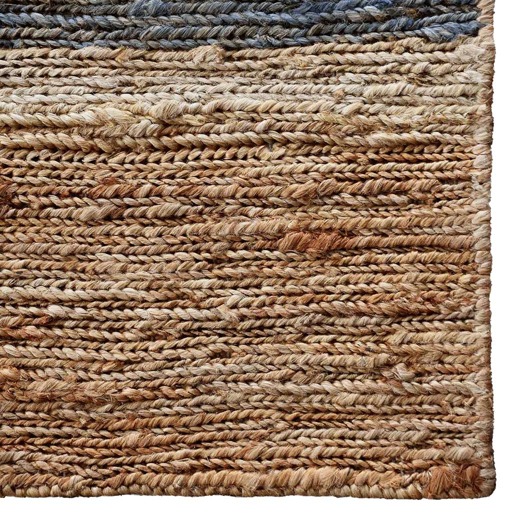 Light Brown Contemporary Hand Knotted Sumak Jute Rug