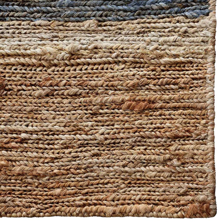 Light Brown Contemporary Hand Knotted Sumak Jute Rug