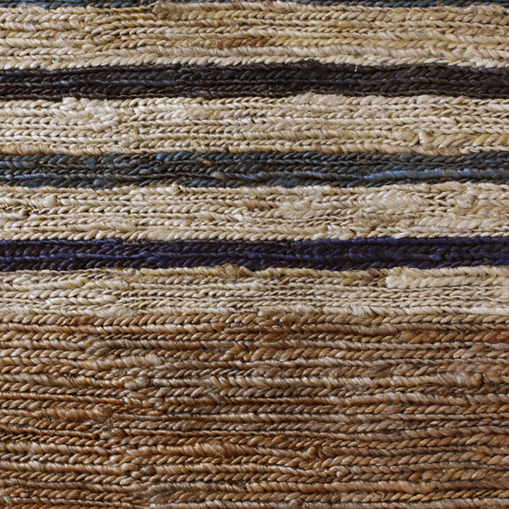 Light Brown Contemporary Hand Knotted Sumak Jute Rug