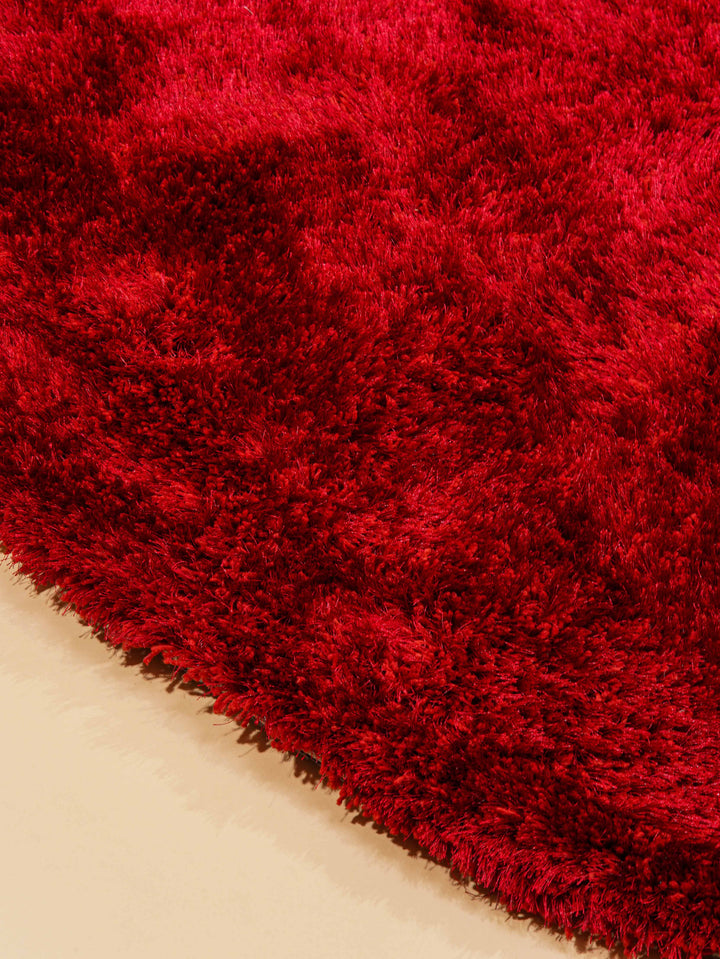CrimsonFlow Hand Tufted Shag Polyester Contemporary Rug