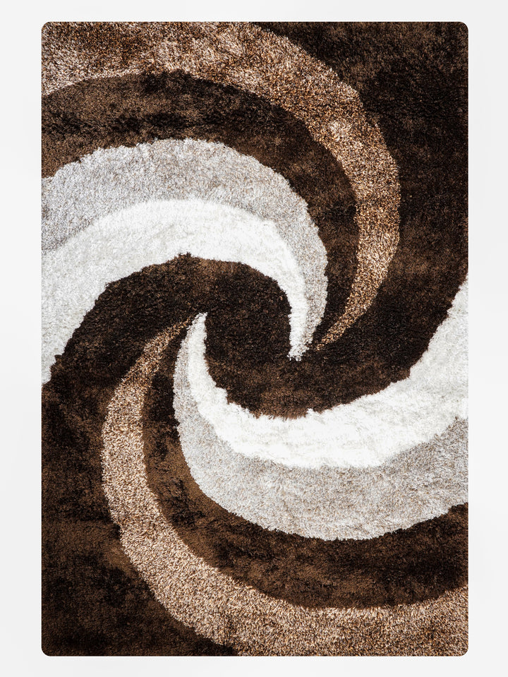 Twistora Hand Tufted Shag Polyester Contemporary Rug