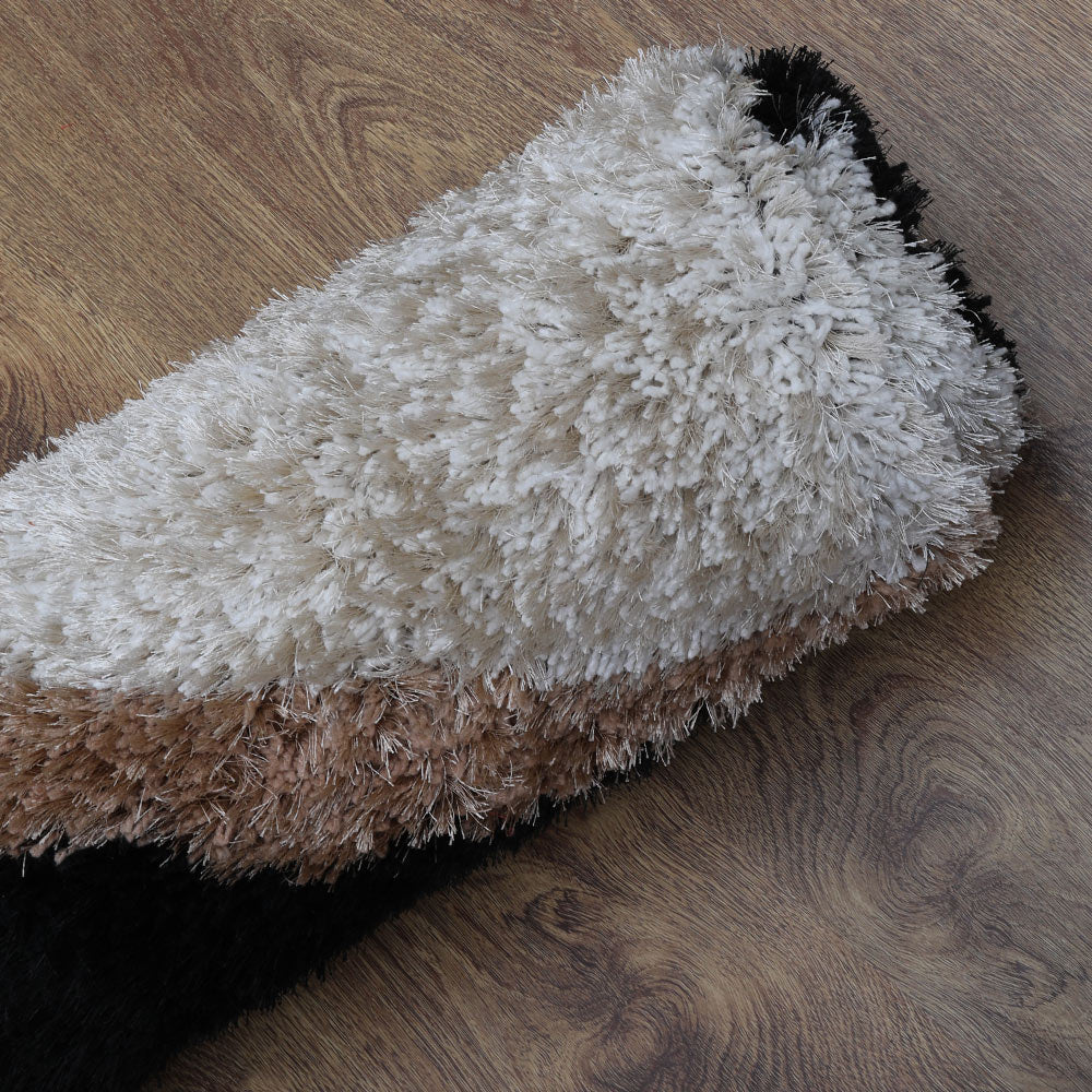 SpiralAura Hand Tufted Shag Polyester Contemporary Rug