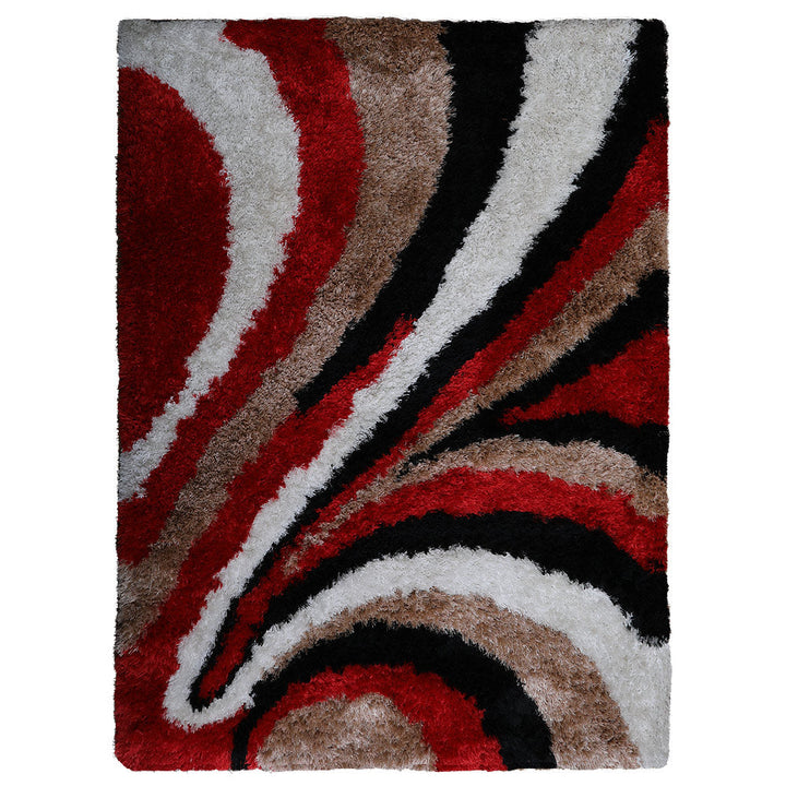 FlowVista Hand Tufted Shag Polyester Contemporary Rug