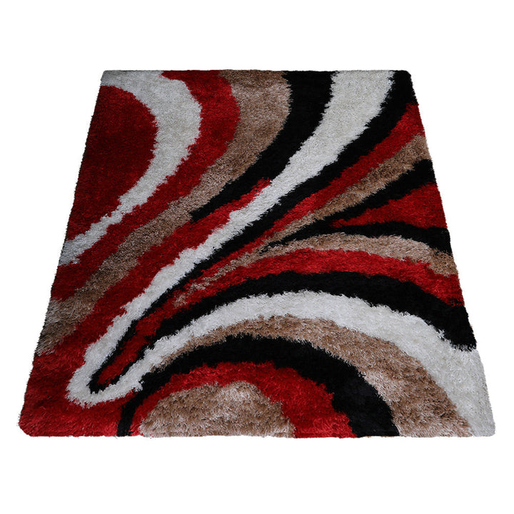 FlowVista Hand Tufted Shag Polyester Contemporary Rug