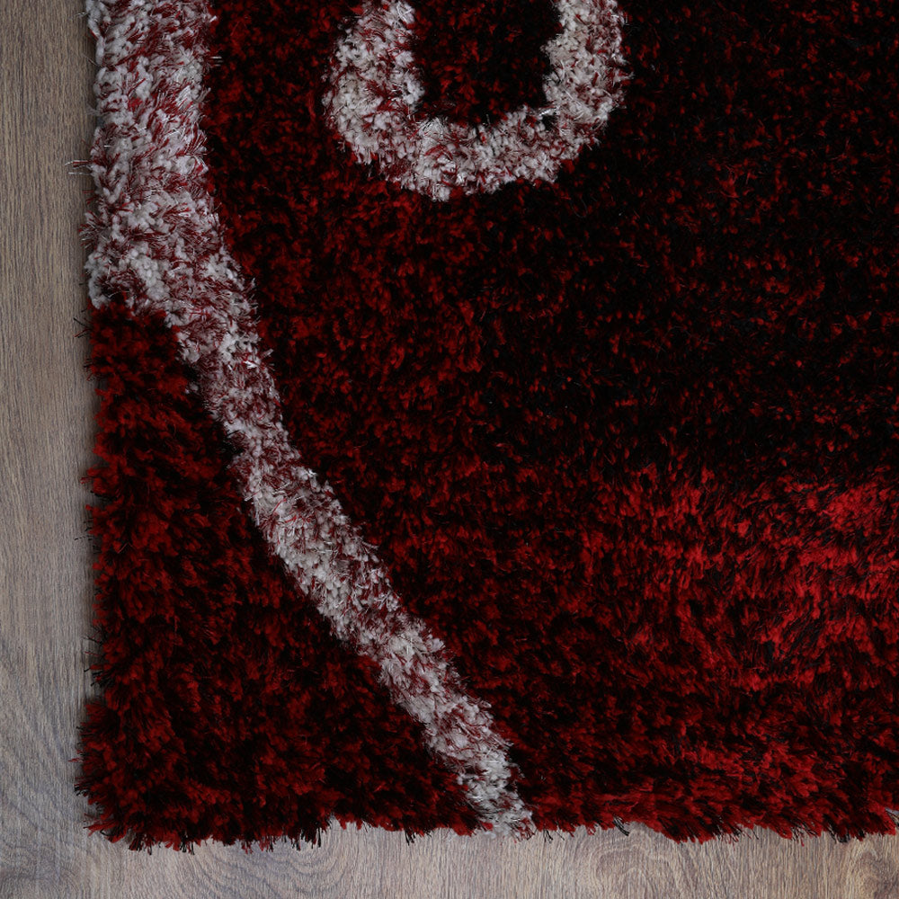 FlowVista Hand Tufted Shag Polyester Contemporary Rug