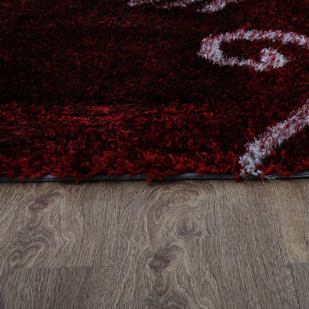 FlowVista Hand Tufted Shag Polyester Contemporary Rug