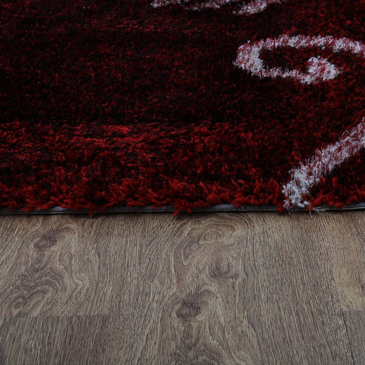 FlowVista Hand Tufted Shag Polyester Contemporary Rug