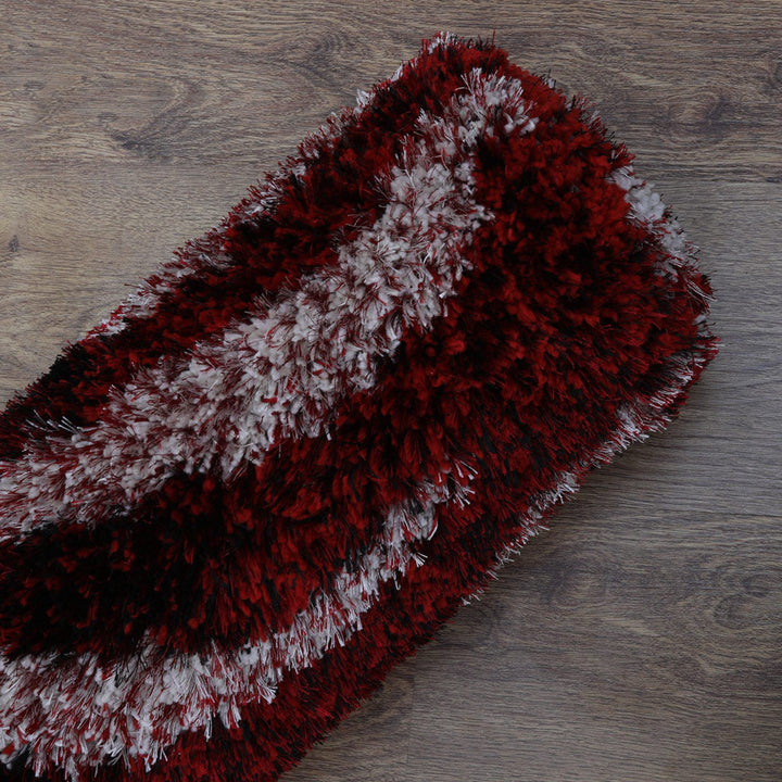 FlowVista Hand Tufted Shag Polyester Contemporary Rug