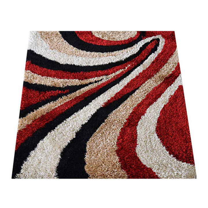FlowVista Hand Tufted Shag Polyester Contemporary Rug