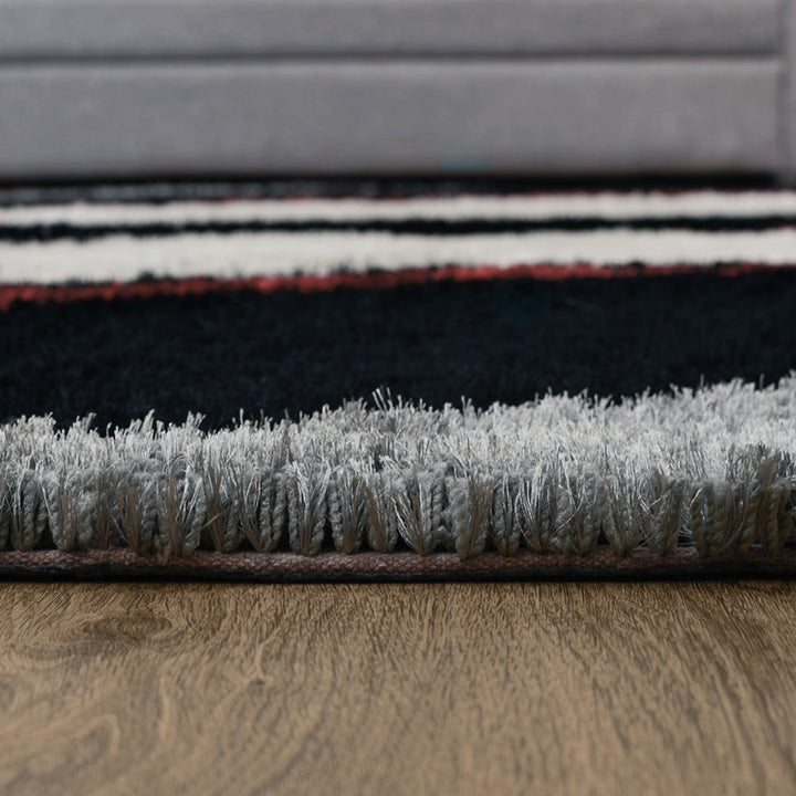 VividWave Hand Tufted Shag Polyester Contemporary Rug