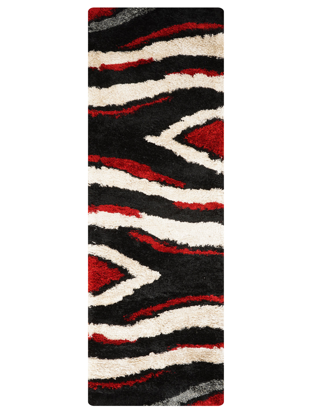 VividWave Hand Tufted Shag Polyester Contemporary Rug