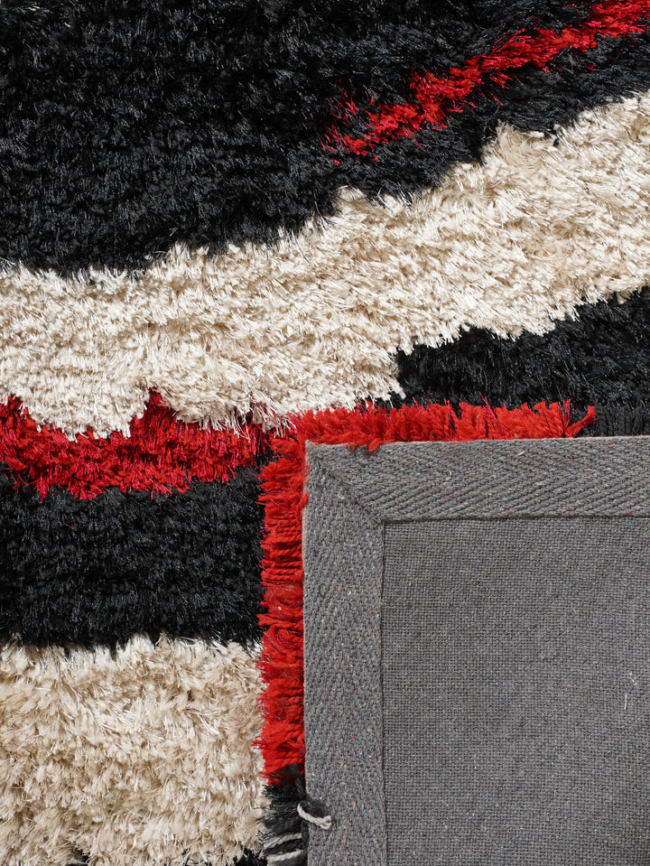 VividWave Hand Tufted Shag Polyester Contemporary Rug
