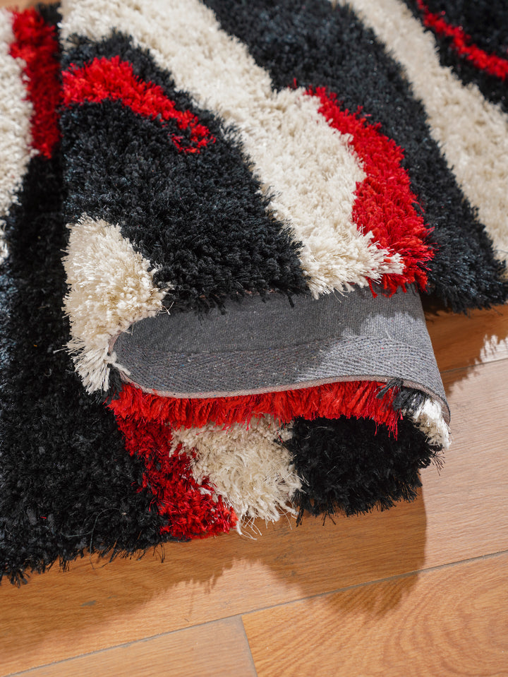 VividWave Hand Tufted Shag Polyester Contemporary Rug