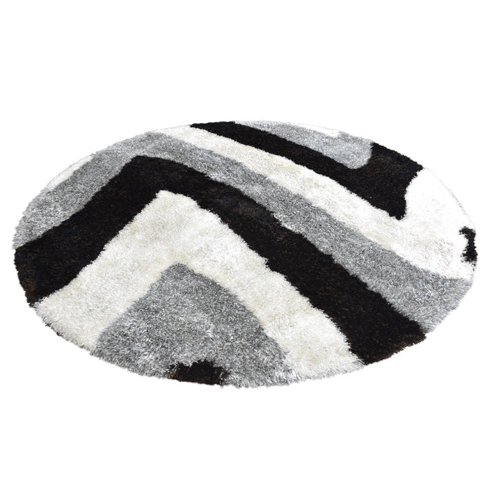 Hand Tufted Shag Polyester Contemporary Rug
