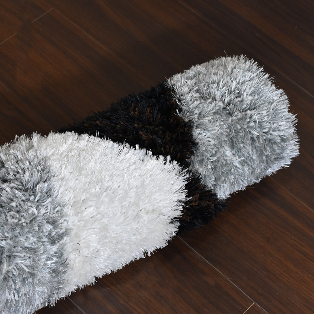 Hand Tufted Shag Polyester Contemporary Rug