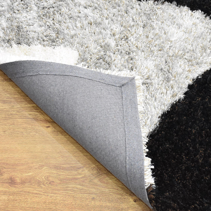 Hand Tufted Shag Polyester Contemporary Rug