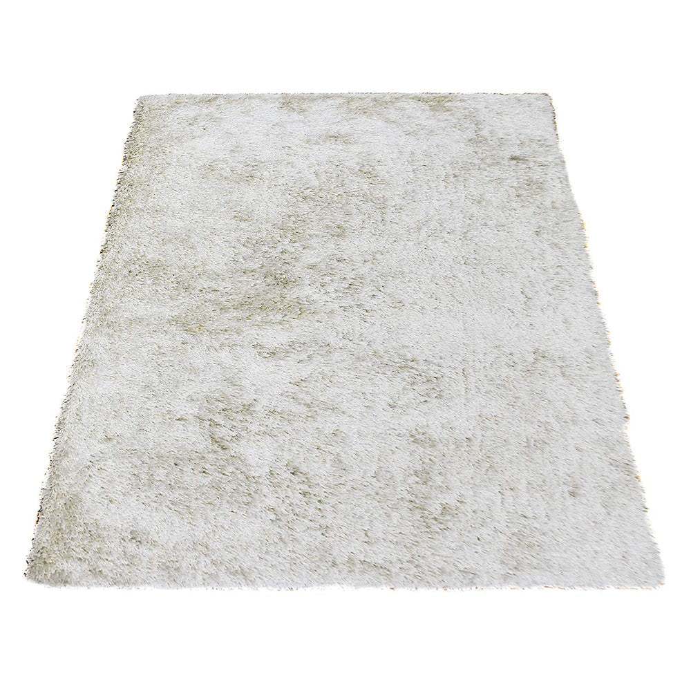 Hand Tufted Shag Polyester Solid Rug
