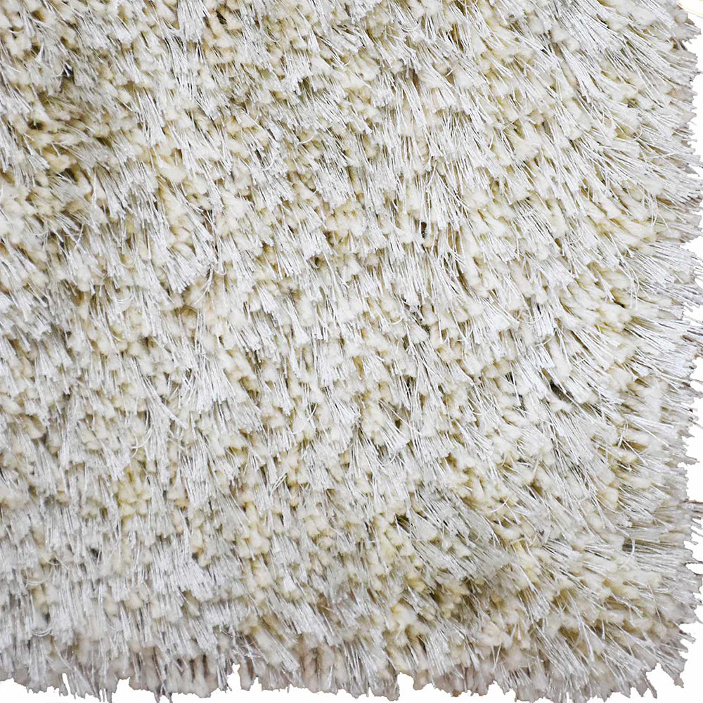 Hand Tufted Shag Polyester Solid Rug