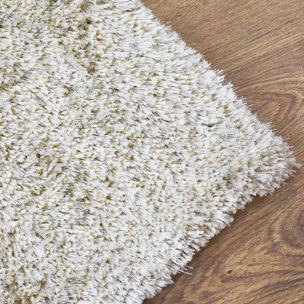 Hand Tufted Shag Polyester Solid Rug