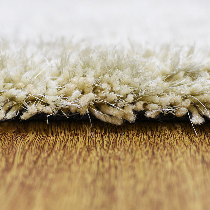 Hand Tufted Shag Polyester Solid Rug