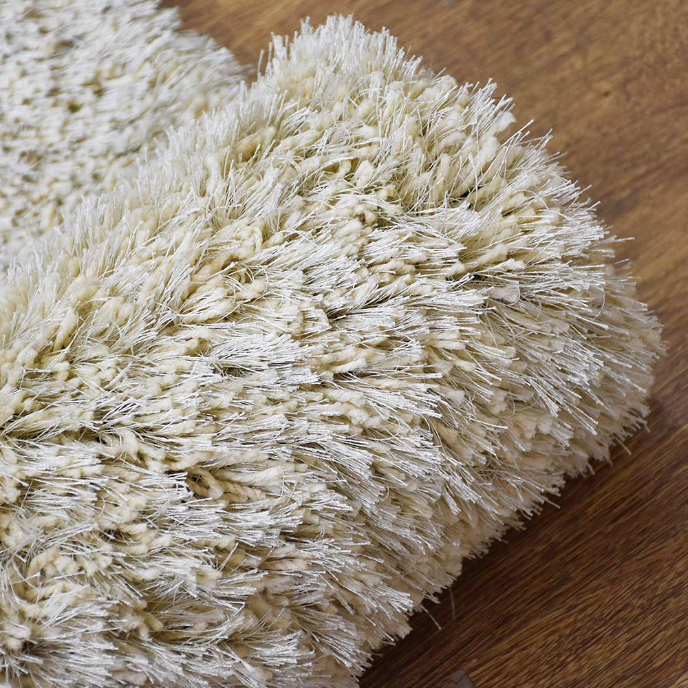 Hand Tufted Shag Polyester Solid Rug