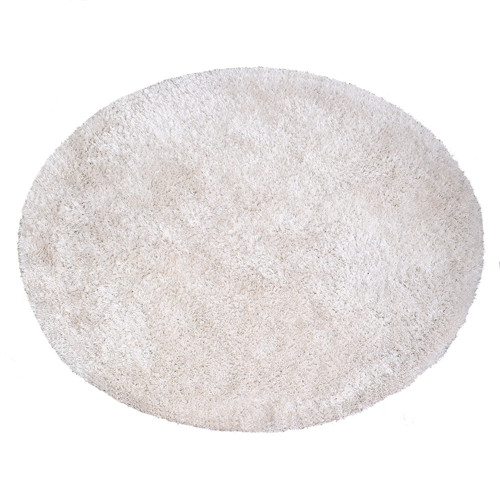 Hand Tufted Shag Polyester Solid Rug