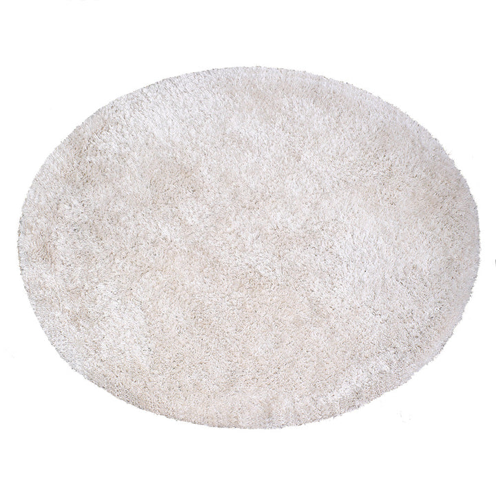 Hand Tufted Shag Polyester Solid Rug