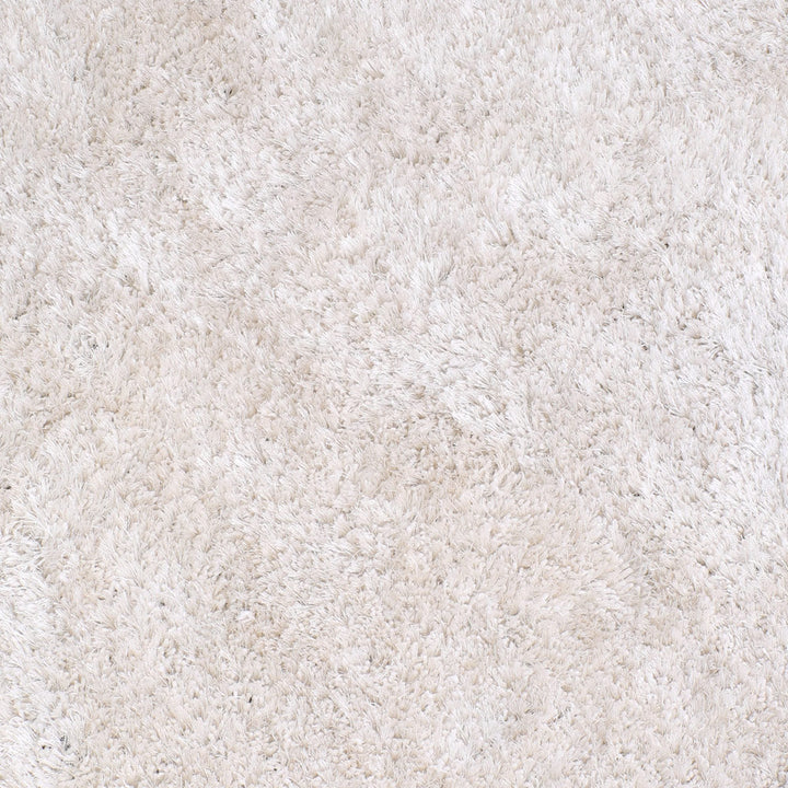 Hand Tufted Shag Polyester Solid Rug