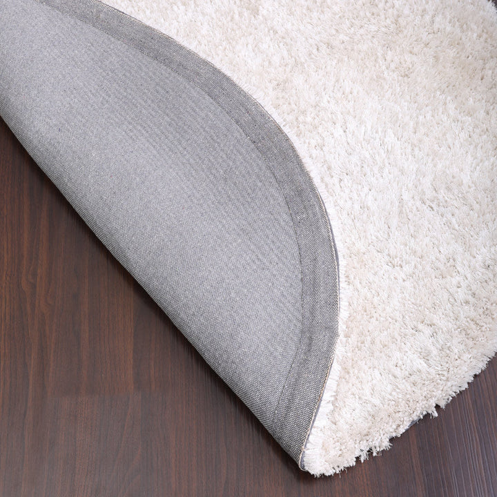 Hand Tufted Shag Polyester Solid Rug