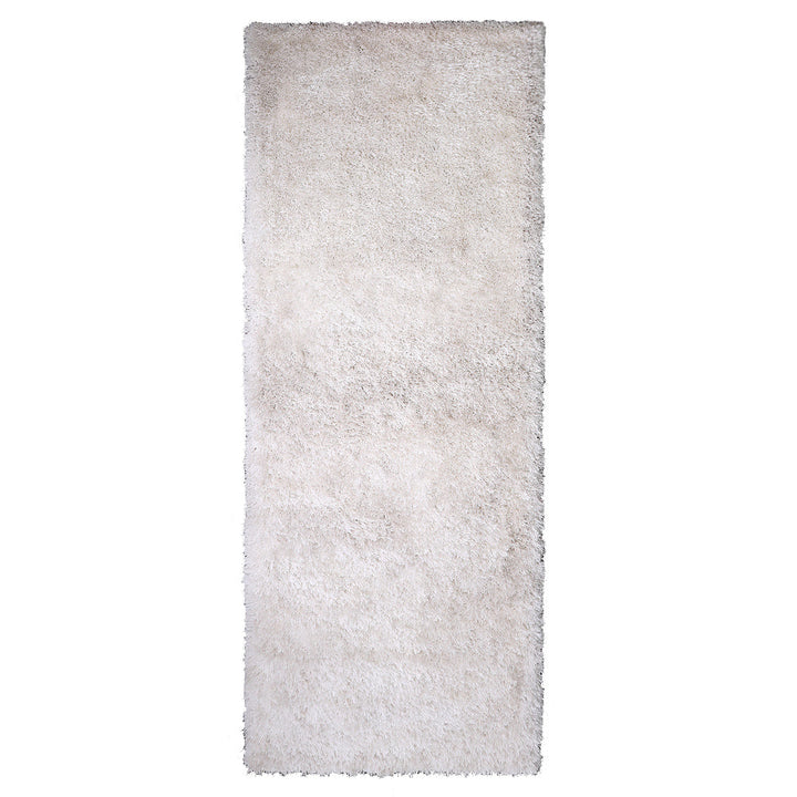 Hand Tufted Shag Polyester Solid Rug