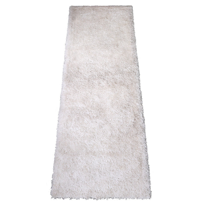 Hand Tufted Shag Polyester Solid Rug
