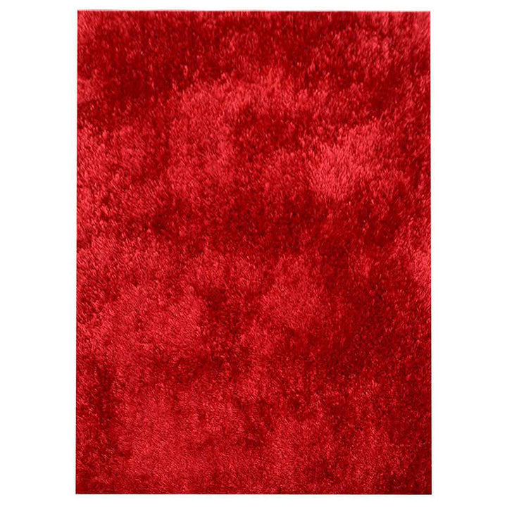 Vibrant Hand Tufted Shag Polyester Solid Rug