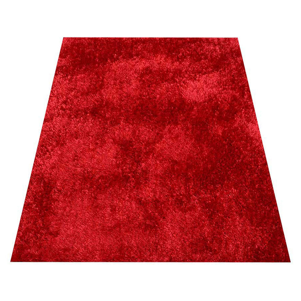 Vibrant Hand Tufted Shag Polyester Solid Rug