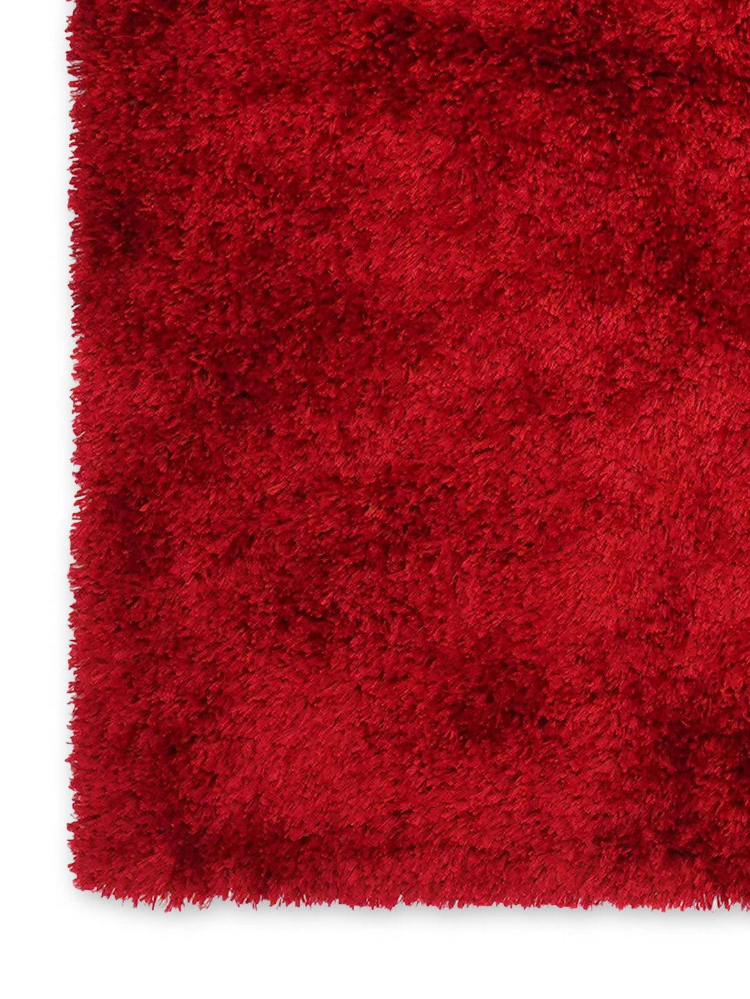 Vibrant Hand Tufted Shag Polyester Solid Rug