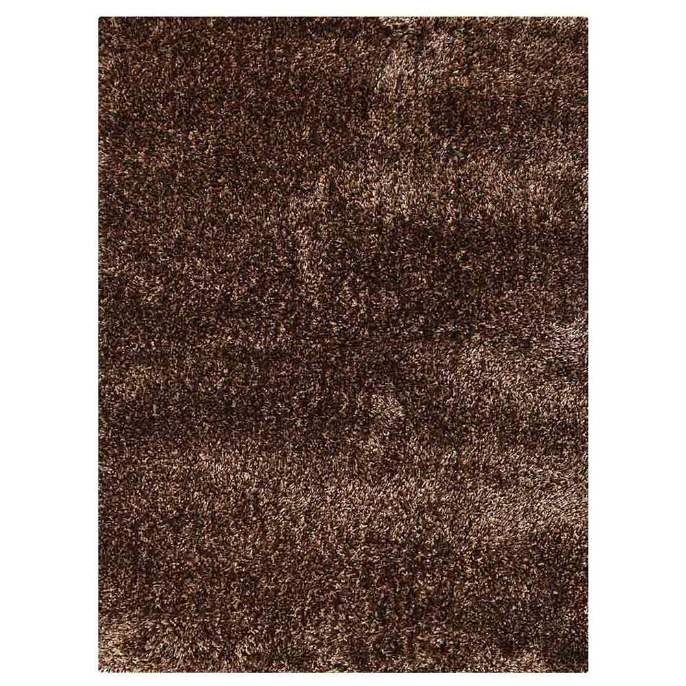 Luxe Hand Tufted Shag Polyester Solid Rug