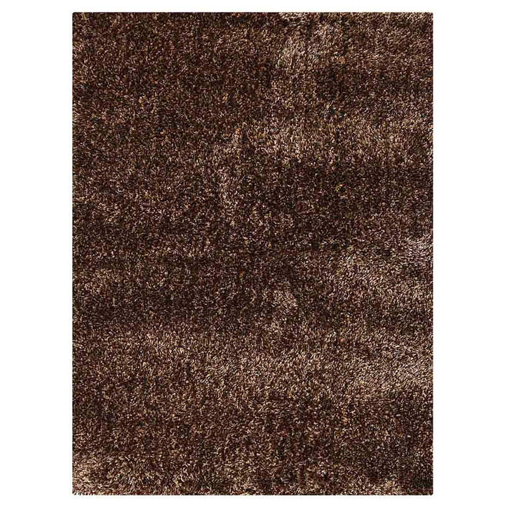 Luxe Hand Tufted Shag Polyester Solid Rug