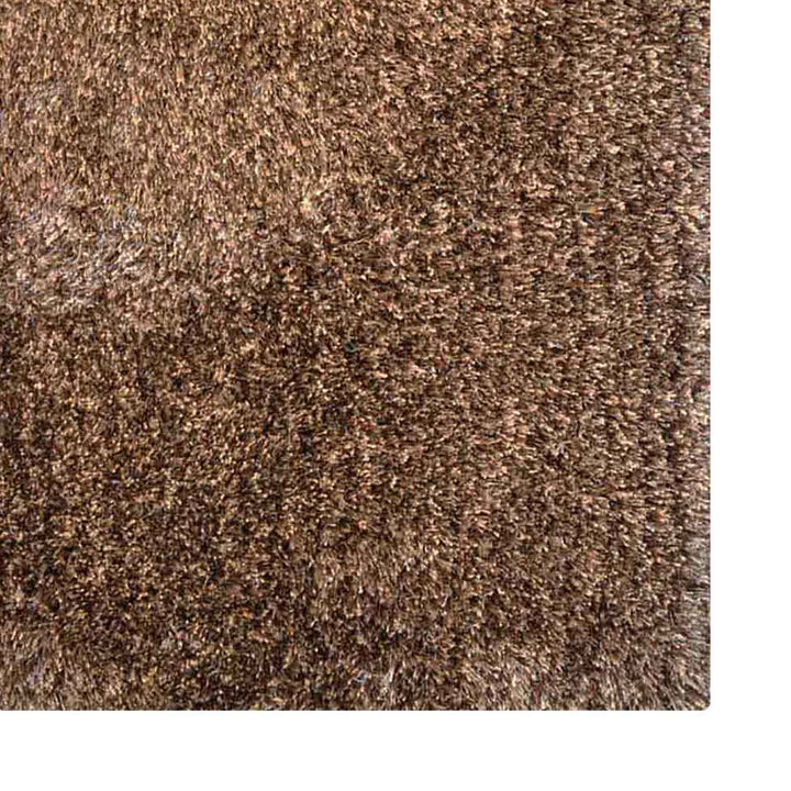 Luxe Hand Tufted Shag Polyester Solid Rug