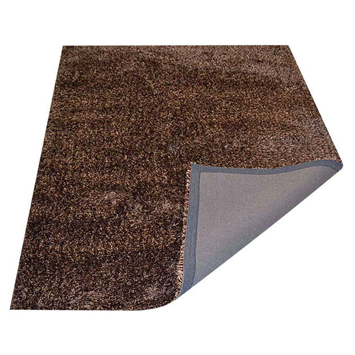 Luxe Hand Tufted Shag Polyester Solid Rug
