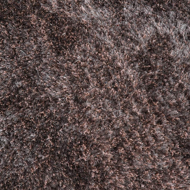 Luxe Hand Tufted Shag Polyester Solid Rug