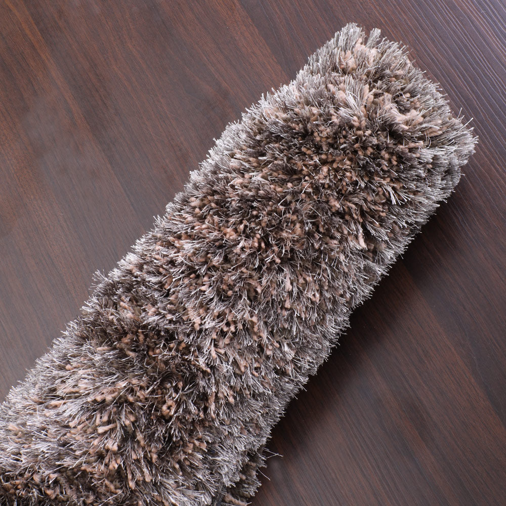 Luxe Hand Tufted Shag Polyester Solid Rug