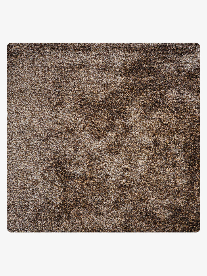 Luxe Hand Tufted Shag Polyester Solid Rug