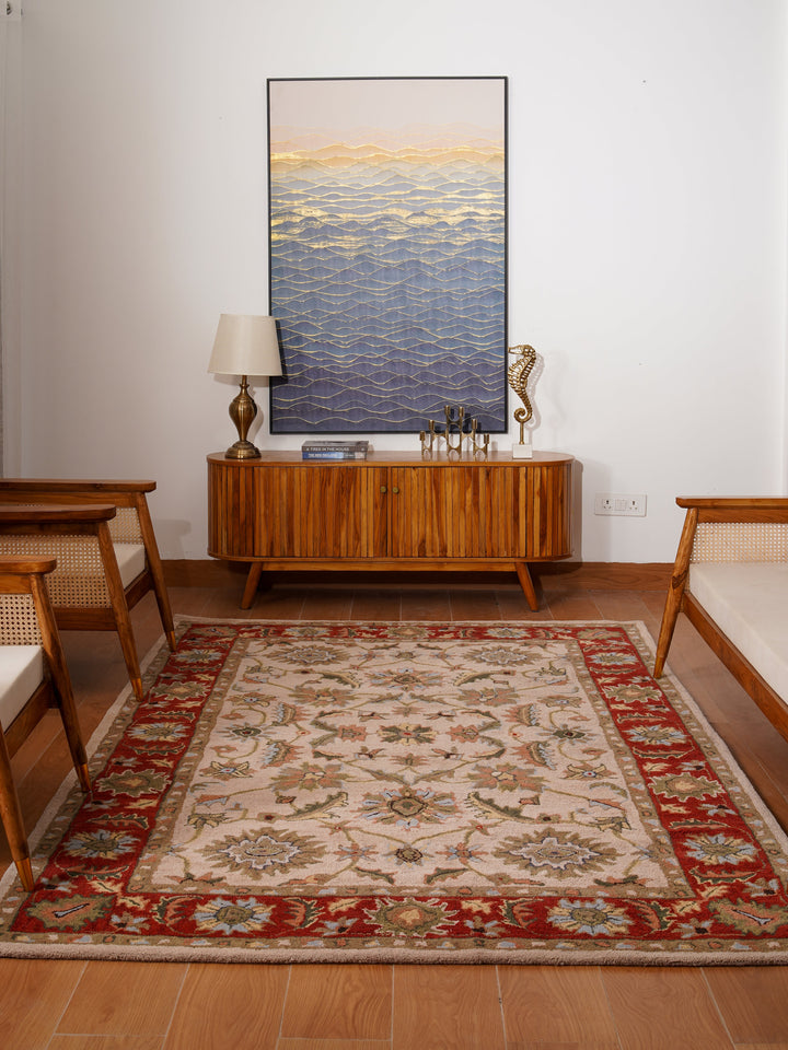 Heritage Hand Tufted Wool Oriental Floral Rug