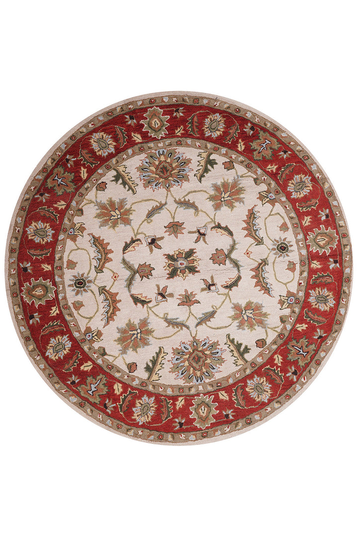 Heritage Hand Tufted Wool Oriental Floral Rug