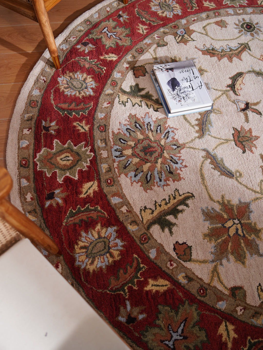 Heritage Hand Tufted Wool Oriental Floral Rug