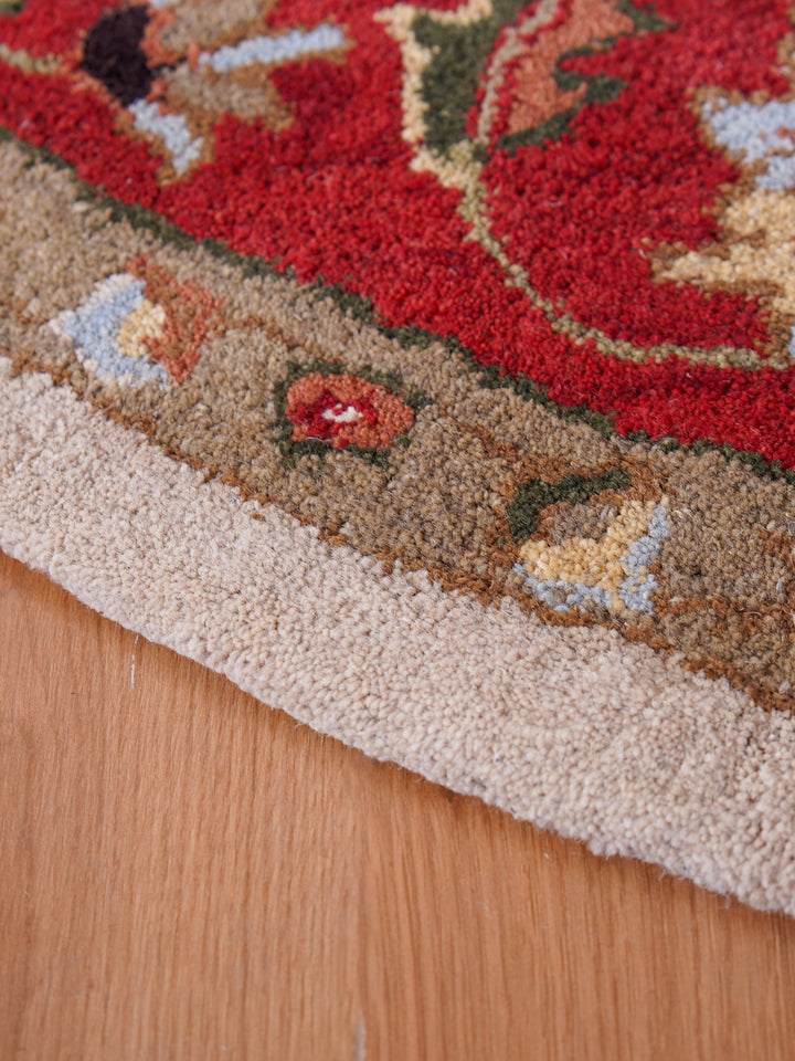 Heritage Hand Tufted Wool Oriental Floral Rug